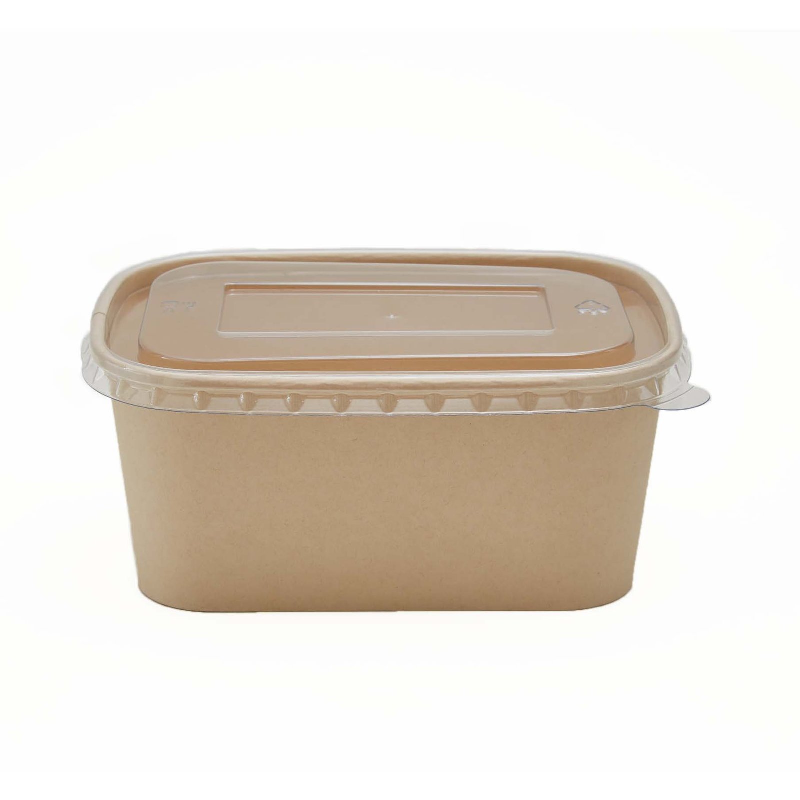 1000ml rectangular bamboo fiber paper bowl