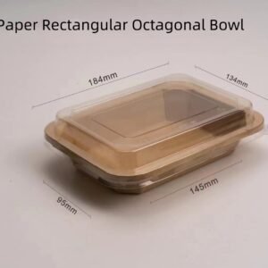 500ML FOOD RECTANGULAR PAPER BOWL