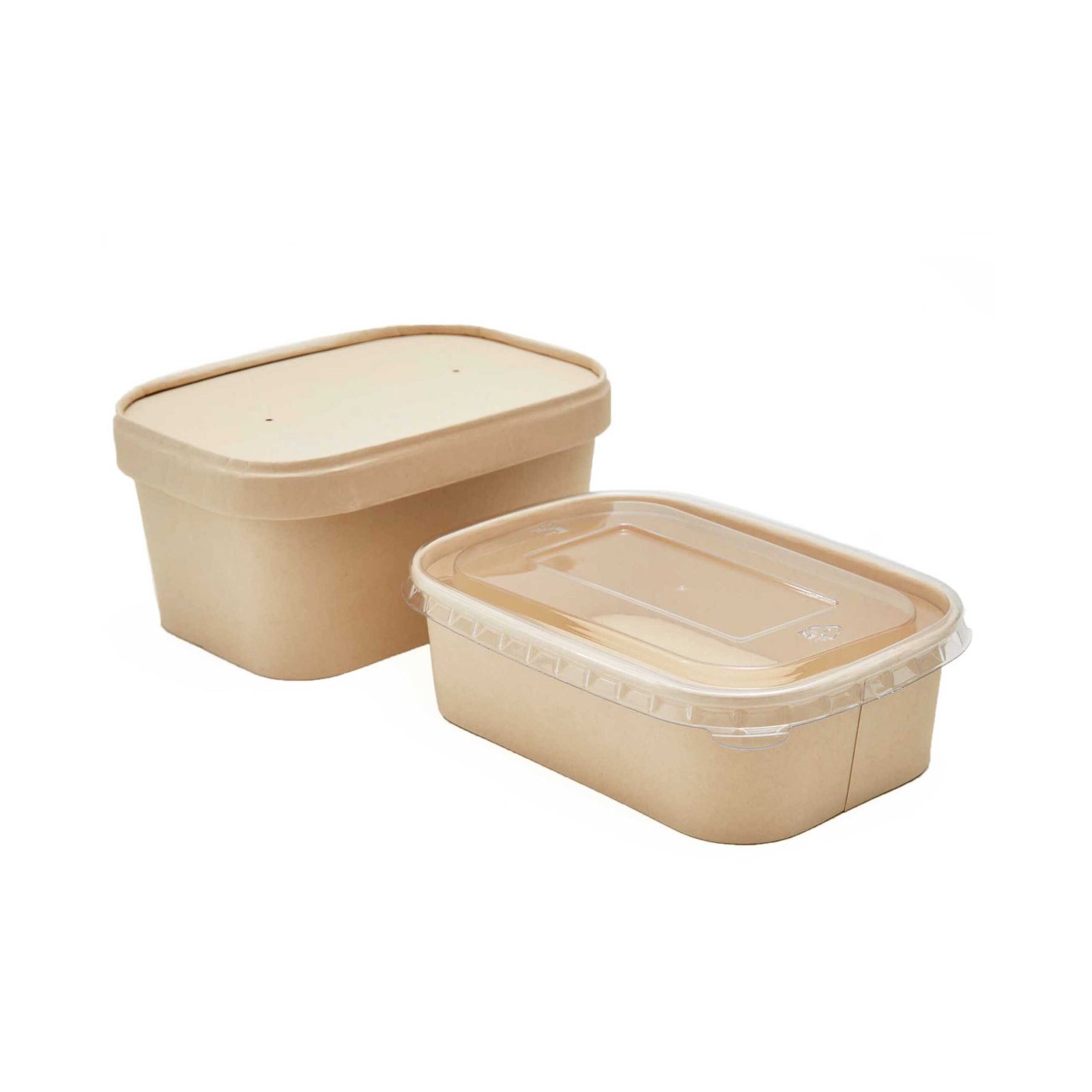 750ml kraft rectangular paper bowl