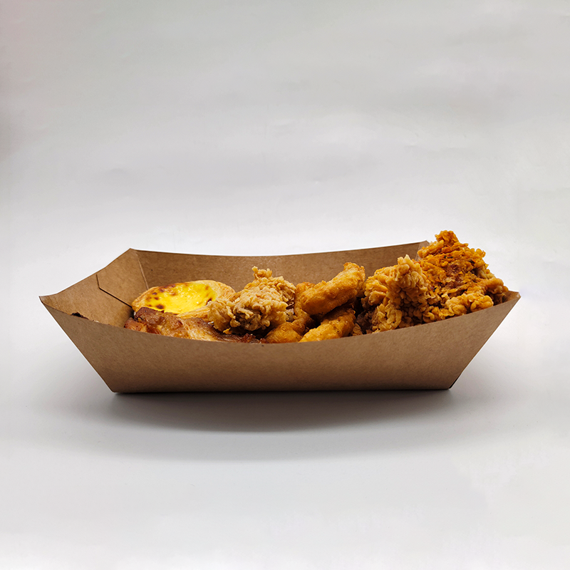 Paper Boat Tray | Disposable Paper Food Tray for Snacks, Takeout & Food Service