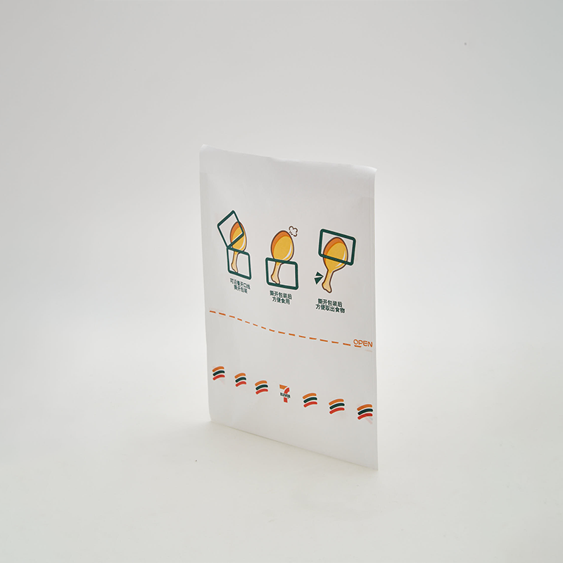 Single Side PE-Lined Greaseproof Paper Bag – Food-Grade Packaging for Snacks & Grilled Sausage - 图片 2