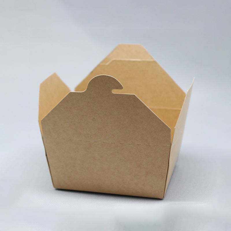 Disposable Paper Food Box for Takeout – Food-Grade, Greaseproof, Leak-Resistant, Eco-Friendly Paper Food Container - 图片 4