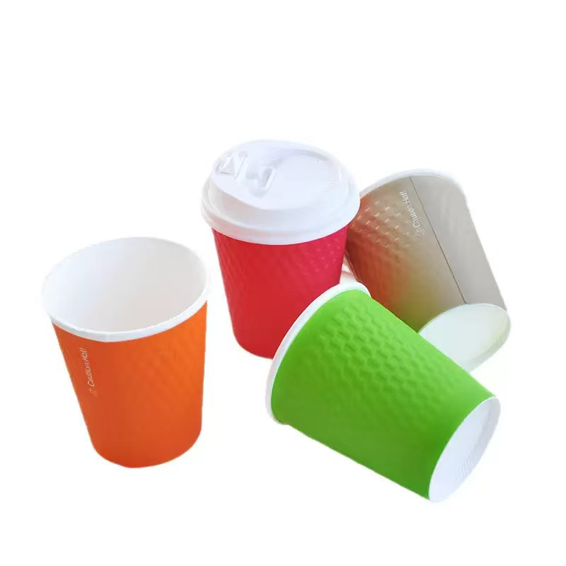 Embossed Paper Cup – Premium, Food-Grade Disposable Cup for Hot Beverages