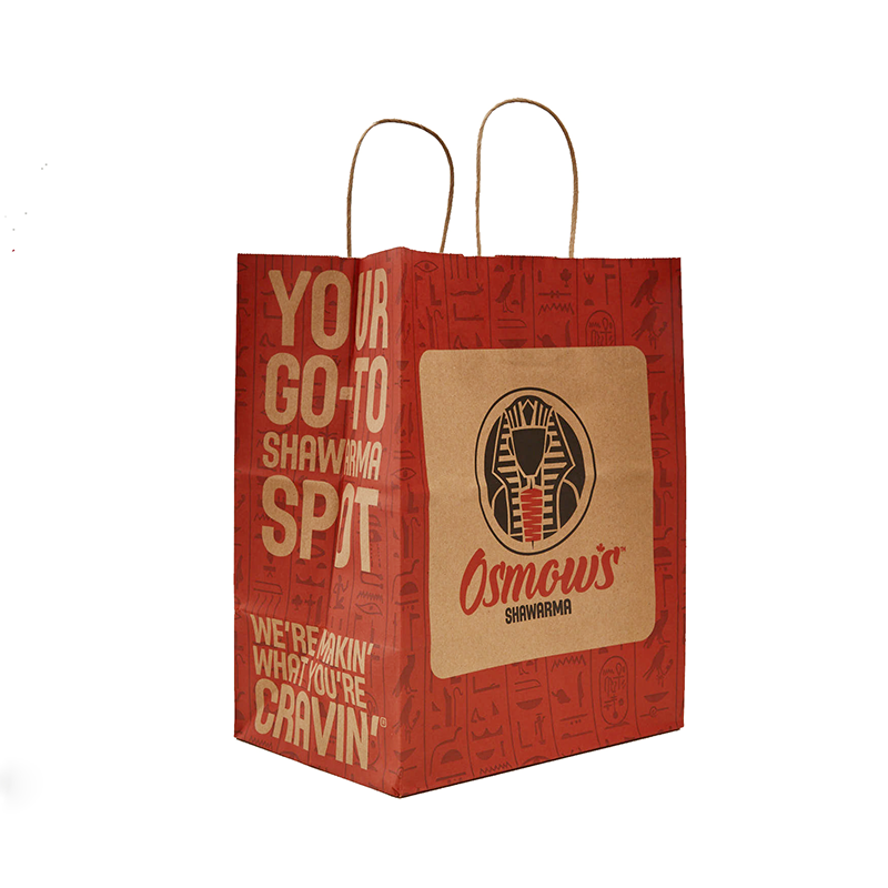 Eco-Friendly Kraft Paper Bags with Twist Handles for Retail, Food Packaging & Gift Wrapping – Customizable, Durable, and Sustainable