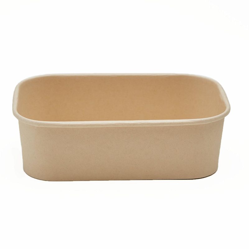 Rectangular Paper Bowls with Lids – Disposable Rectangular Paper Food Bowls for Takeout, Catering, Restaurants & Food Service - 图片 4