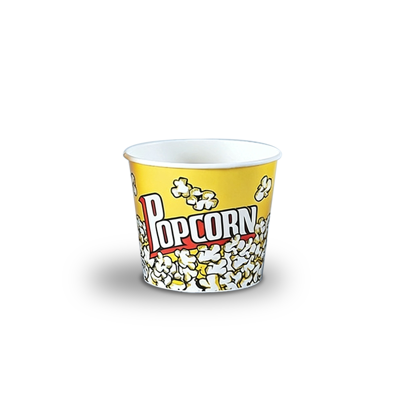 Eco Friendly Paper Popcorn Buckets – Food Grade, Grease Resistant, Disposable Snack Containers - 图片 3