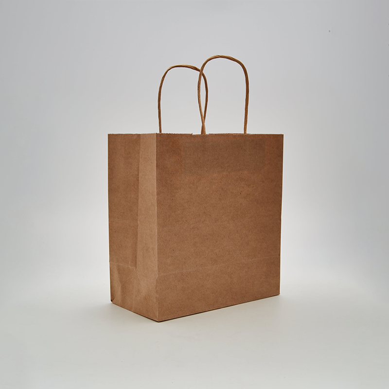 Eco-Friendly Kraft Paper Bags with Twist Handles for Retail, Food Packaging & Gift Wrapping – Customizable, Durable, and Sustainable - 图片 4