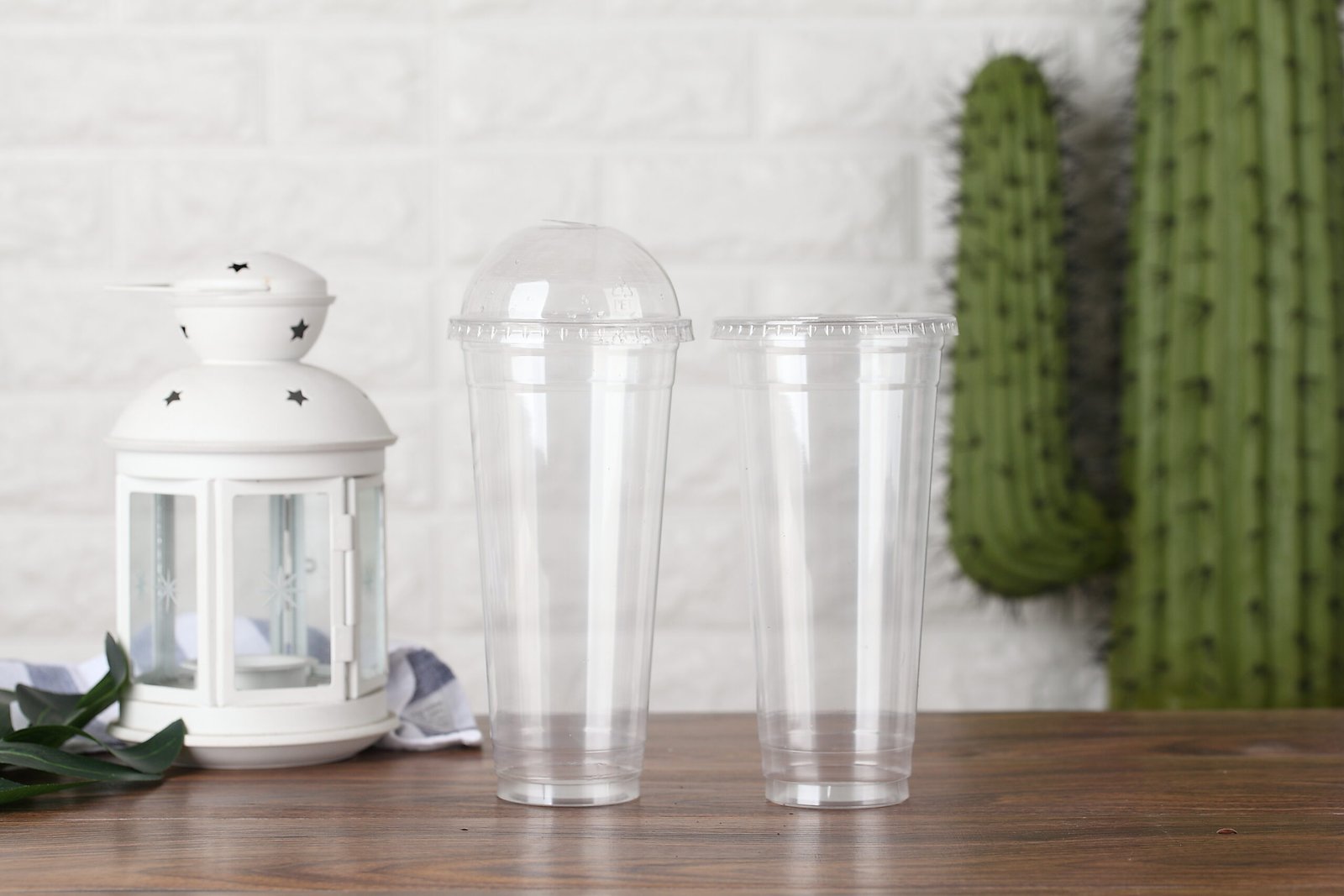 PET Cups with 90mm Lids – Clear PET Plastic Cups, Disposable BPA-Free Cold Drink PET Cups with Flat or Dome Lids, 12oz–24oz - 图片 8