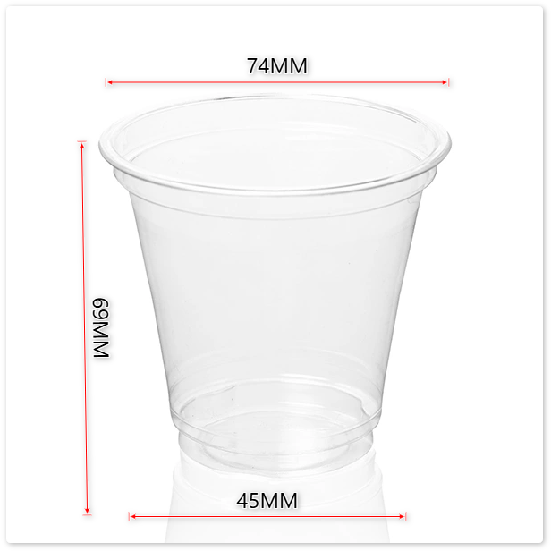 6oz Clear PET Plastic Cups – Disposable PET Cups for Cold Drinks, BPA-Free & FDA Compliant PET Beverage Cups with Lids - 图片 7