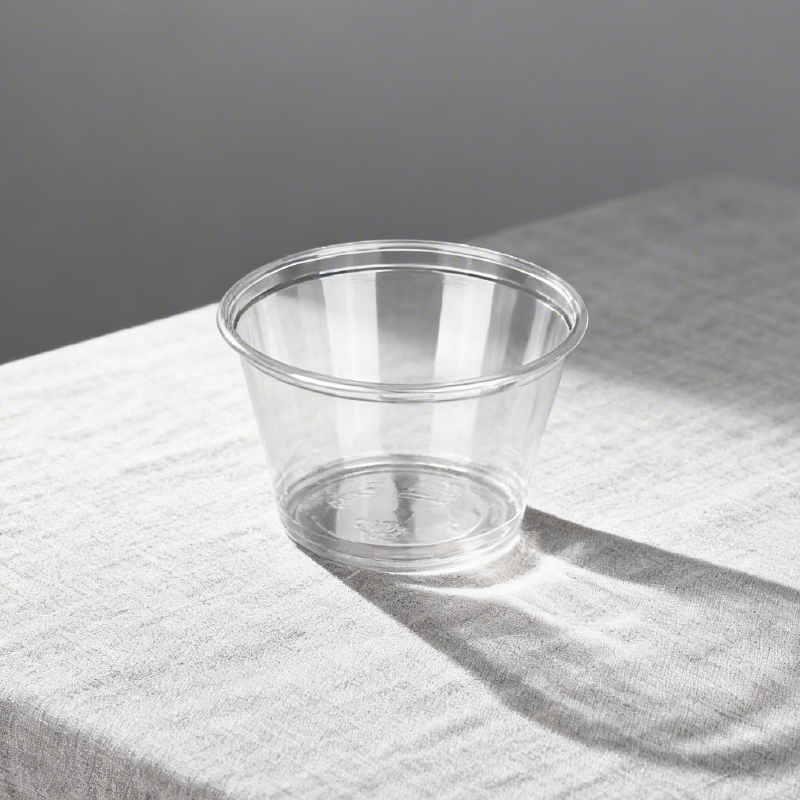 1OZ/2OZ/3.25OZ/4OZ PET Sauce Cups – Clear Disposable PET Sauce Cups for Condiments & Dipping Sauces - 图片 3