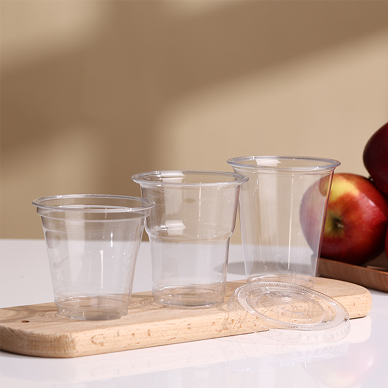 6oz Clear PET Plastic Cups – Disposable PET Cups for Cold Drinks, BPA-Free & FDA Compliant PET Beverage Cups with Lids