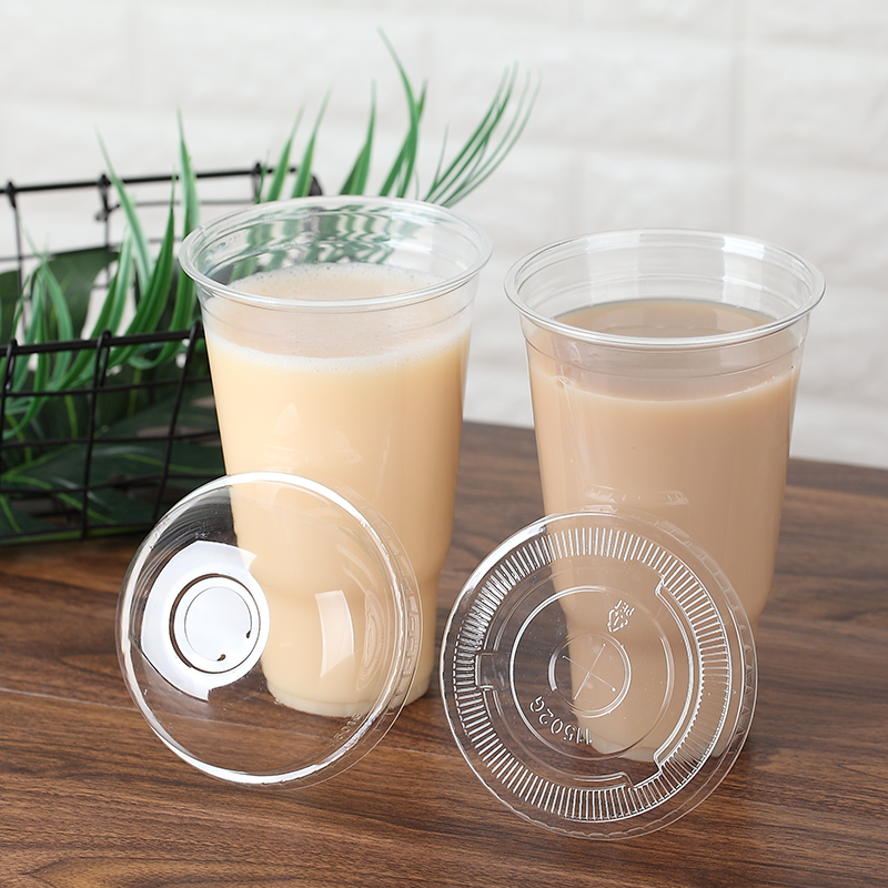 PET Cups with 117mm Lids – Clear PET Plastic Disposable Beer Cups for Cold Drinks, World Cup Events, Parties & Bars - 图片 4