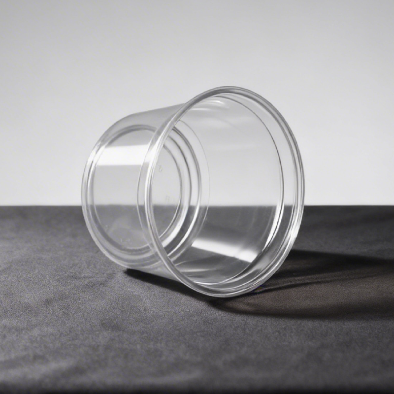 1OZ/2OZ/3.25OZ/4OZ PET Sauce Cups – Clear Disposable PET Sauce Cups for Condiments & Dipping Sauces - 图片 2