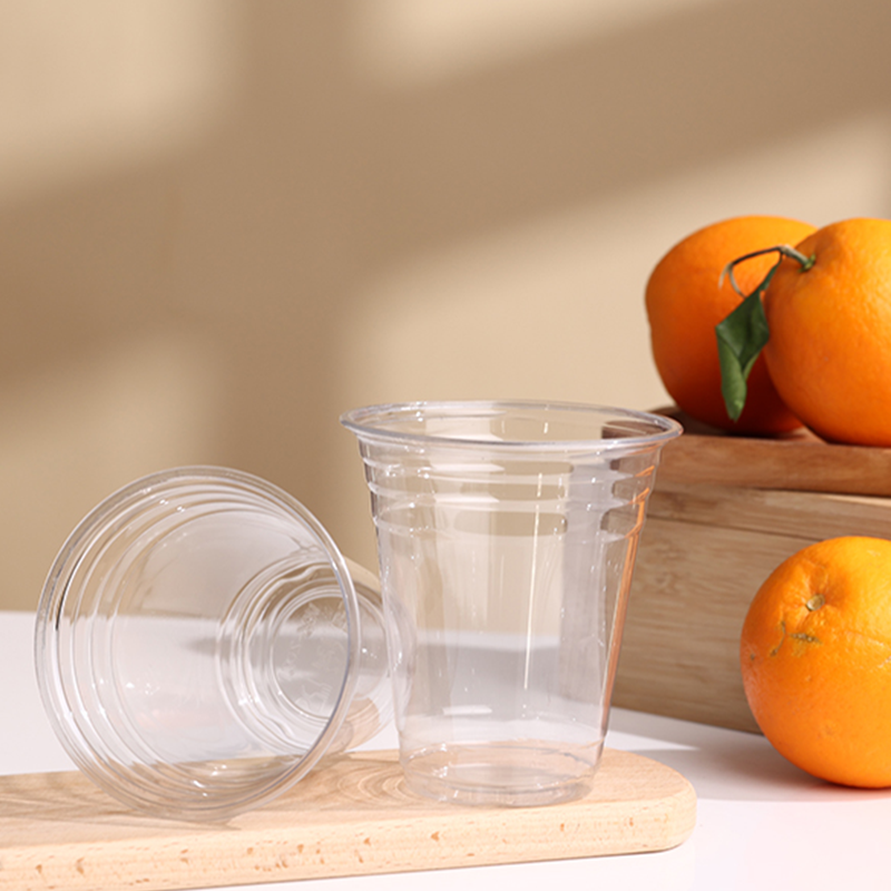 Clear PET Cups with Lids | Disposable PET Cups for Cold Drinks, BPA-Free, 12oz 14oz 16oz 18oz 20oz 24oz, Flat & Dome Lids - 图片 2