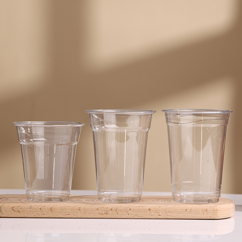 PET Cups with 78mm Lids – Clear PET Plastic Cups, Disposable & BPA-Free Cold Drink PET Cups with Flat or Dome Lids - 图片 4