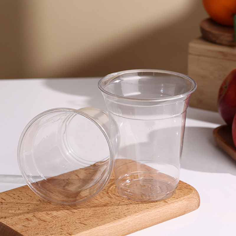 PET Cups for Cold Beverages – Clear PET Plastic Cups, Disposable BPA-Free PET Cups with Flat or Dome Lids, 12oz 14oz 16oz - 图片 3