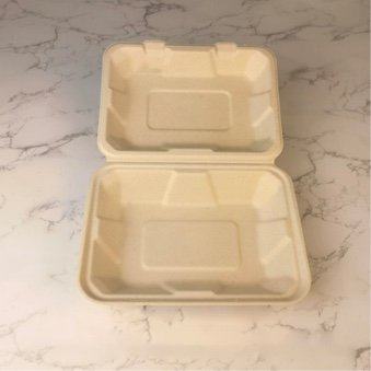 Compostable Sugarcane Bagasse Takeout Containers | Eco-Friendly Food Boxes for Restaurants & Meal Prep - 图片 3