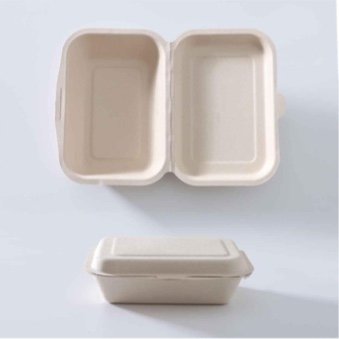 Compostable Sugarcane Bagasse Takeout Containers | Eco-Friendly Food Boxes for Restaurants & Meal Prep - 图片 2