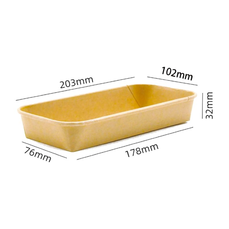 Biodegradable Kraft Sushi Trays | Eco-Friendly Leakproof Takeaway Sushi Packaging - 图片 12