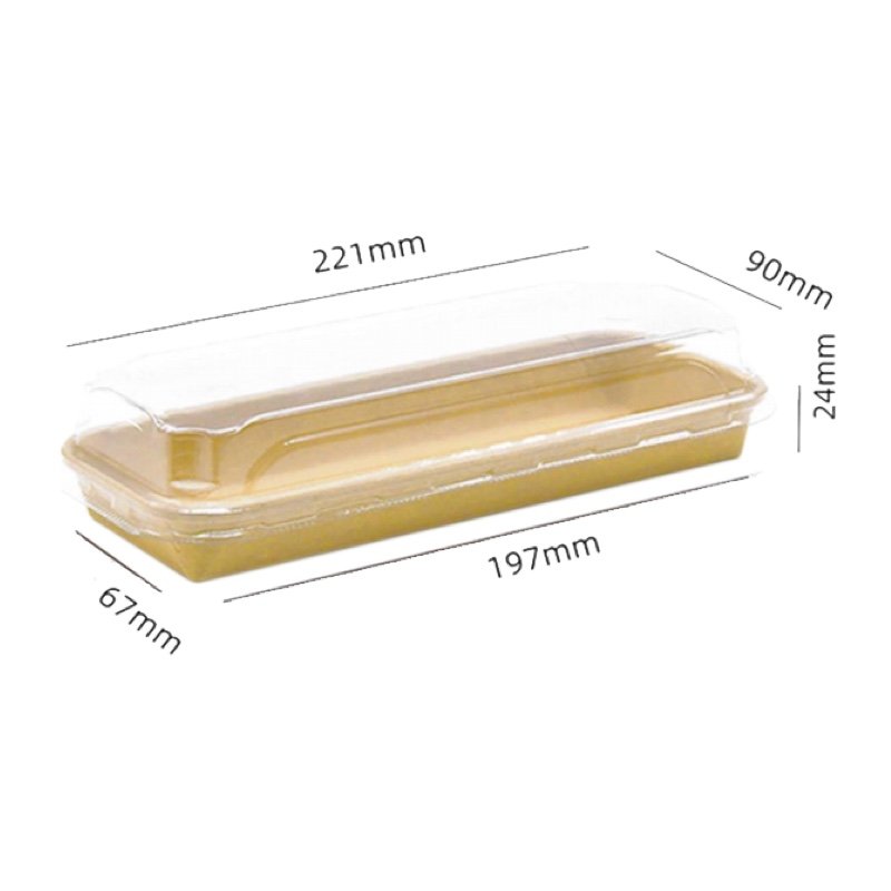 Biodegradable Kraft Sushi Trays | Eco-Friendly Leakproof Takeaway Sushi Packaging - 图片 4