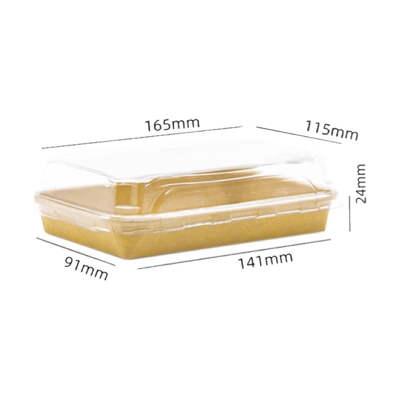 Biodegradable Kraft Sushi Trays | Eco-Friendly Leakproof Takeaway Sushi Packaging - 图片 5