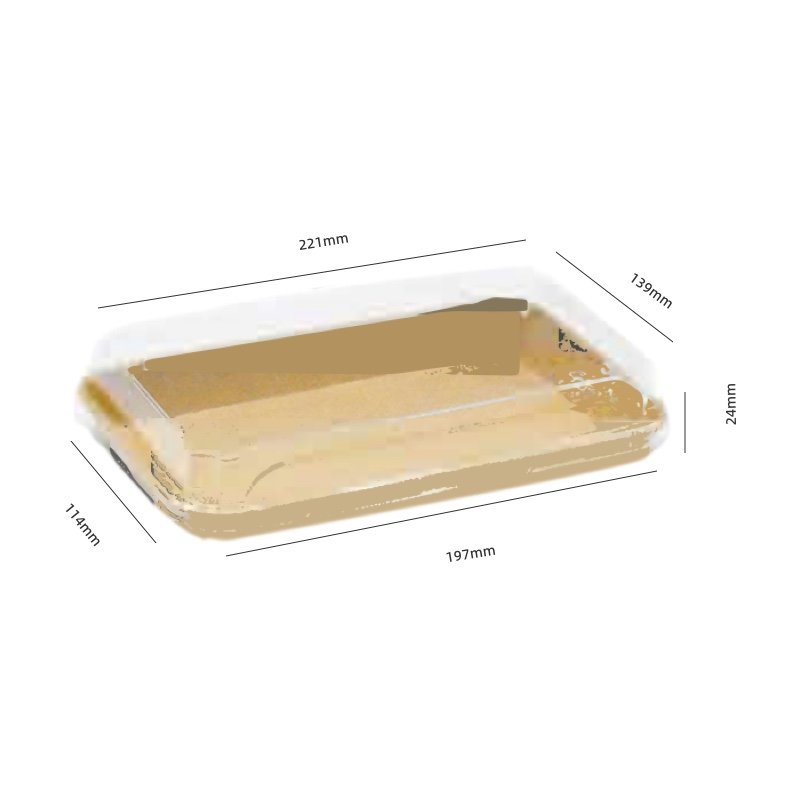 Biodegradable Kraft Sushi Trays | Eco-Friendly Leakproof Takeaway Sushi Packaging - 图片 7