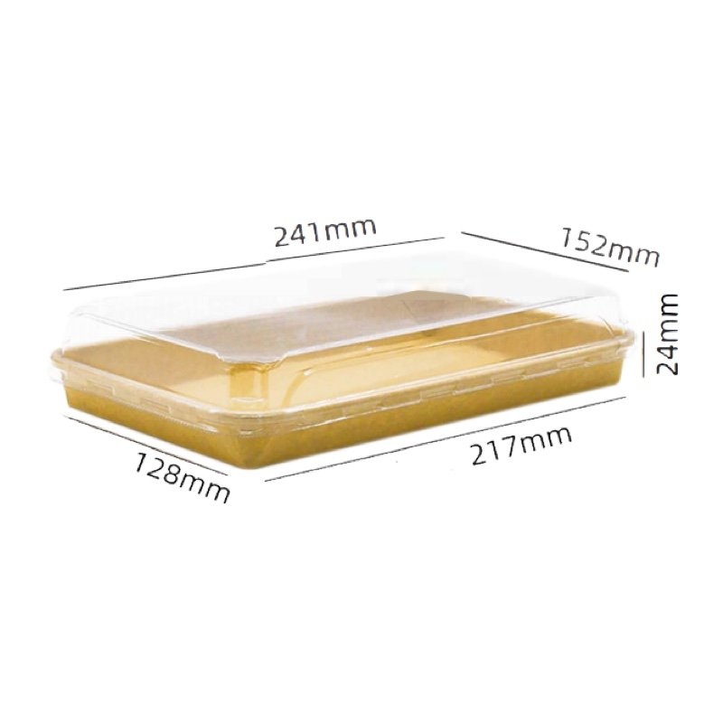 Biodegradable Kraft Sushi Trays | Eco-Friendly Leakproof Takeaway Sushi Packaging - 图片 8