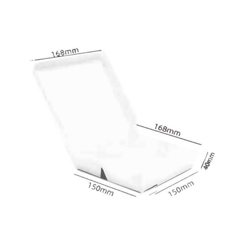 Disposable 3 Compartment Paper Food Box with Lid | Leak-Proof Food Packaging - 图片 2