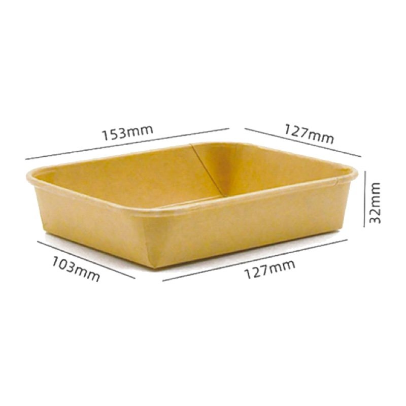 Biodegradable Kraft Sushi Trays | Eco-Friendly Leakproof Takeaway Sushi Packaging - 图片 11