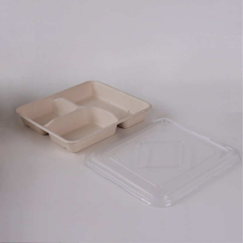 Disposable Lids for 3 & 4 Compartment Meal Prep Containers | Leak-Proof Takeaway Lids - 图片 2