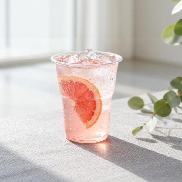 6oz Disposable Transparent PET Cup for Small Drink Servings | Clear 180ml Takeaway Cup