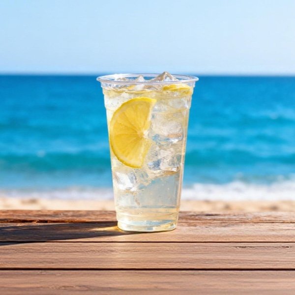 24oz Disposable Clear PET Cup for Smoothies, Juice & Iced Drinks | Takeaway Cup