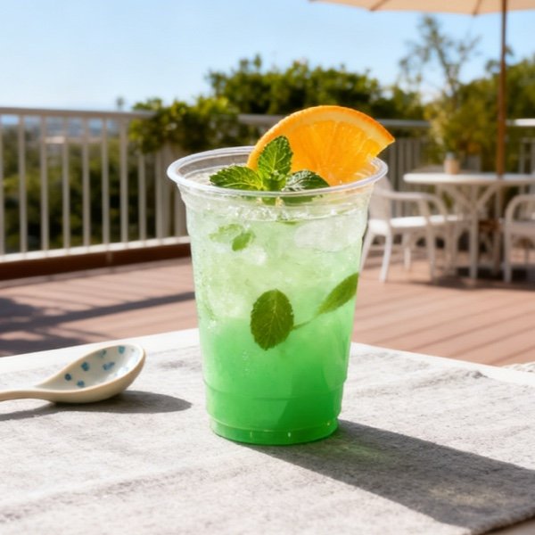Clear 15oz PET Cold Drink Cup with 90mm Lid for Smoothies | Tea & Soft Drinks - 图片 2