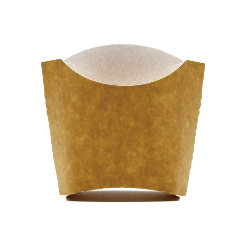 Eco Friendly Biodegradable French Fries Box PLA PE Lined Food Grade Disposable Paper Takeaway Snack Packaging Box - 图片 2
