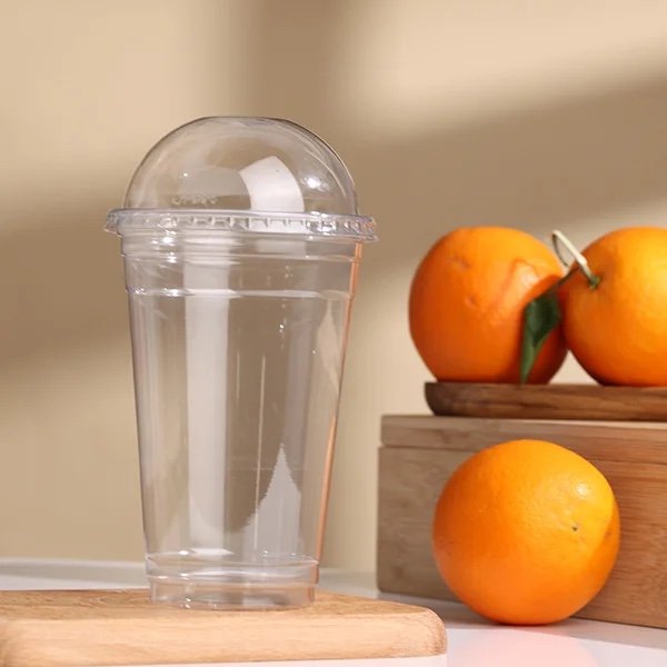 24oz Disposable Clear PET Cup for Smoothies, Juice & Iced Drinks | Takeaway Cup - 图片 3