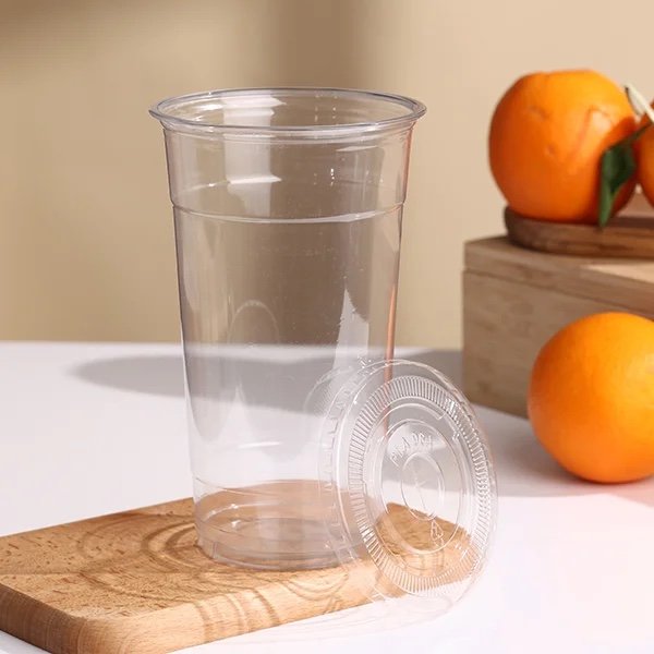 Large 32oz Clear PET Cups for Bubble Tea & Smoothies | 1000ml Disposable Cold Drink Cups - 图片 3