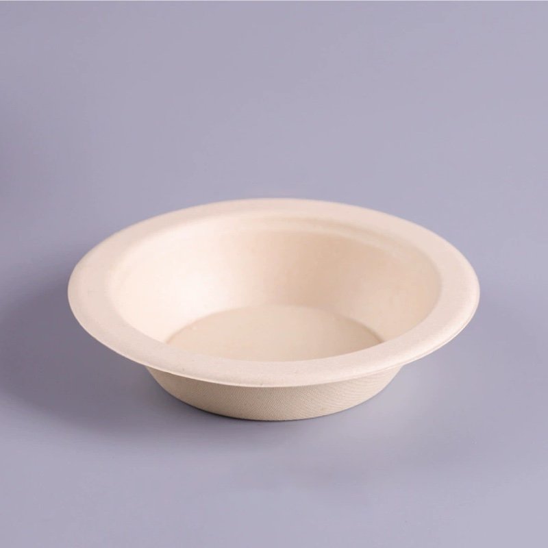 380ml & 500ml Sugarcane Bagasse Bowl | Eco Friendly Biodegradable Compostable Takeaway Bowls - 图片 4