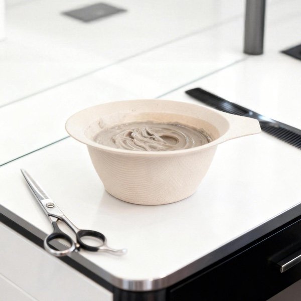 Sugarcane Bagasse Hair Coloring Bowl | Biodegradable Eco-Friendly Disposable Hair Dye Mixing Bowl for Salons