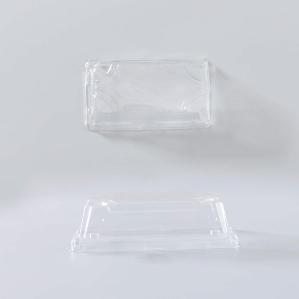 SNX Series Bagasse Sushi Tray with Lid | Biodegradable Sushi Takeaway Packaging - 图片 5