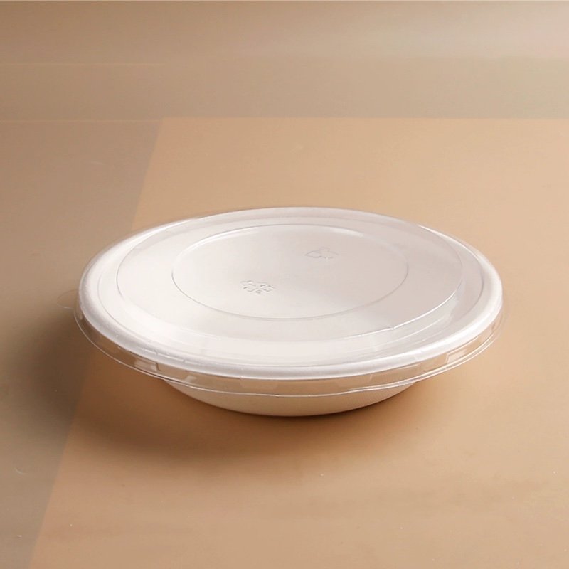 480ml & 680ml Sugarcane Bagasse Bowl – Compostable & Biodegradable Disposable Food Containers - 图片 4