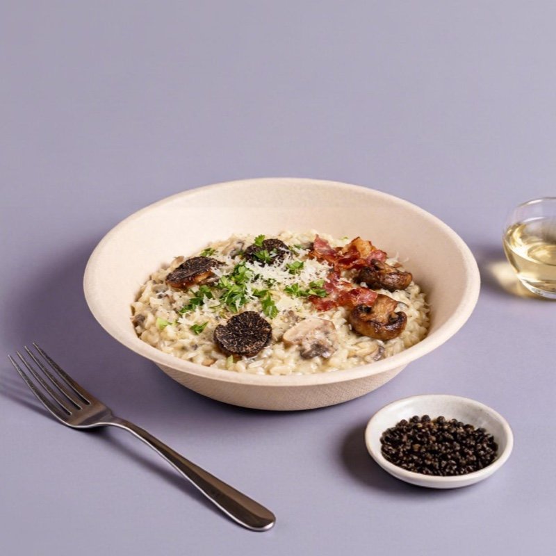 480ml & 680ml Sugarcane Bagasse Bowl – Compostable & Biodegradable Disposable Food Containers - 图片 5