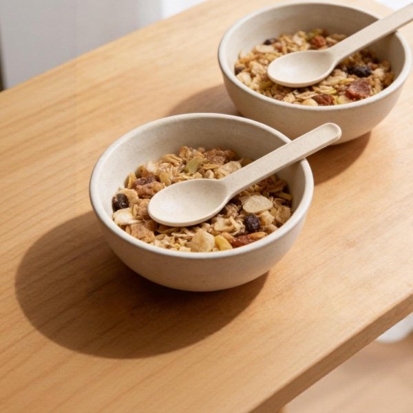 Sugarcane Bagasse Spoon | Biodegradable Compostable Eco-Friendly Disposable Cutlery - 图片 2