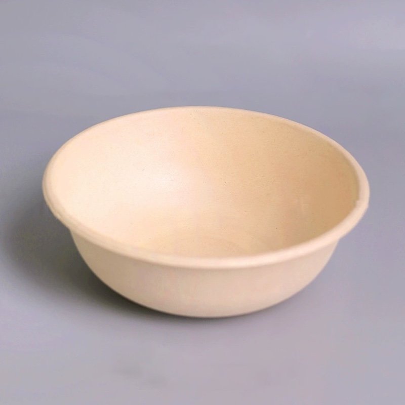850ml Sugarcane Bagasse Bowl for Hot & Cold Food – Disposable Compostable Bowl - 图片 4