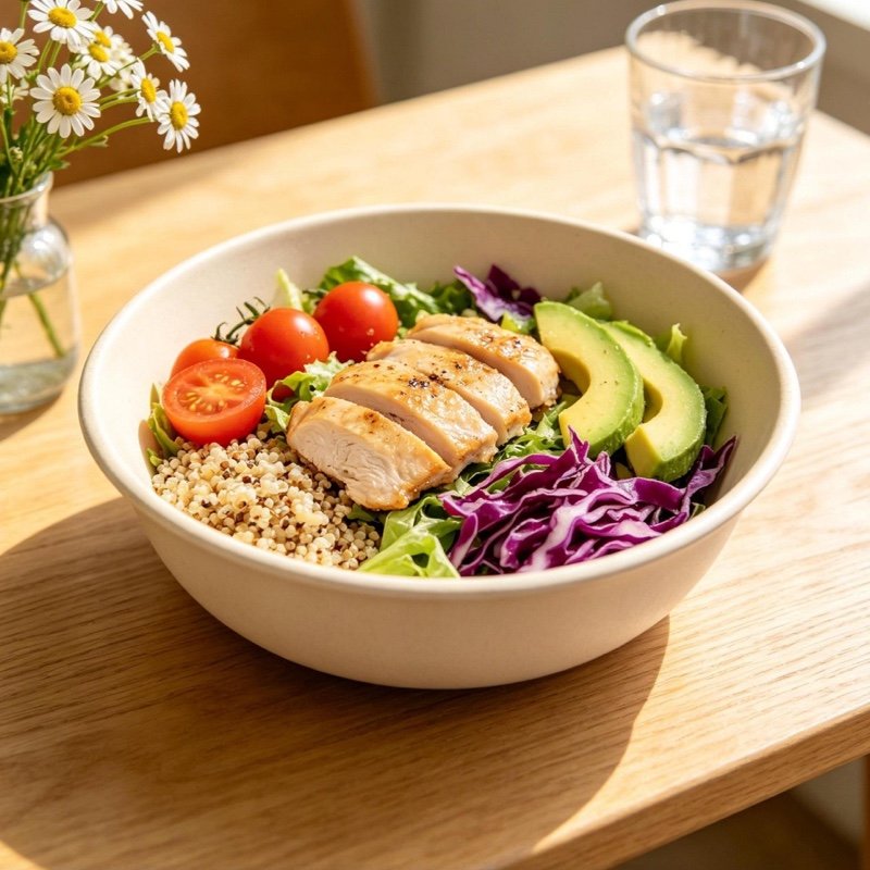 850ml Sugarcane Bagasse Bowl for Hot & Cold Food – Disposable Compostable Bowl