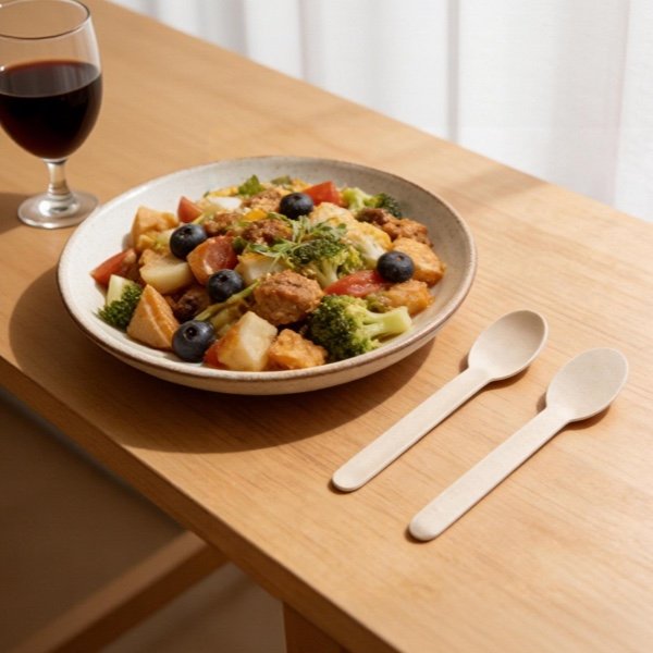 Sugarcane Bagasse Spoon | Biodegradable Compostable Eco-Friendly Disposable Cutlery