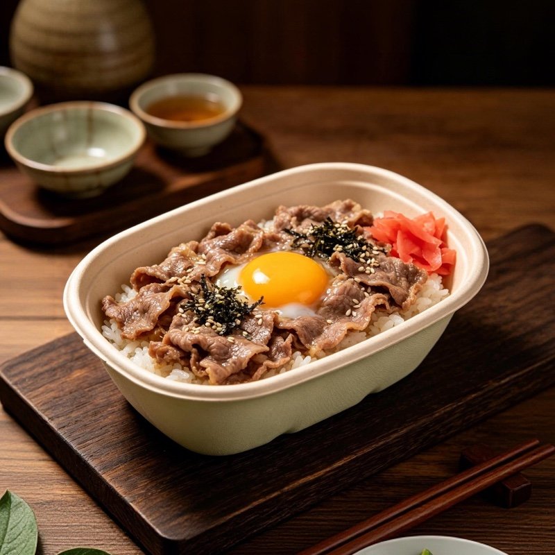 Eco Friendly 620ml 770ml Oval Bowl | Biodegradable Takeaway Food Container - 图片 2