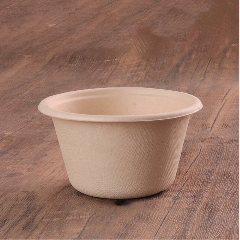Compostable Sugarcane Bagasse Bowls 300ml 400ml | Disposable Eco Friendly Round Bowls - 图片 4