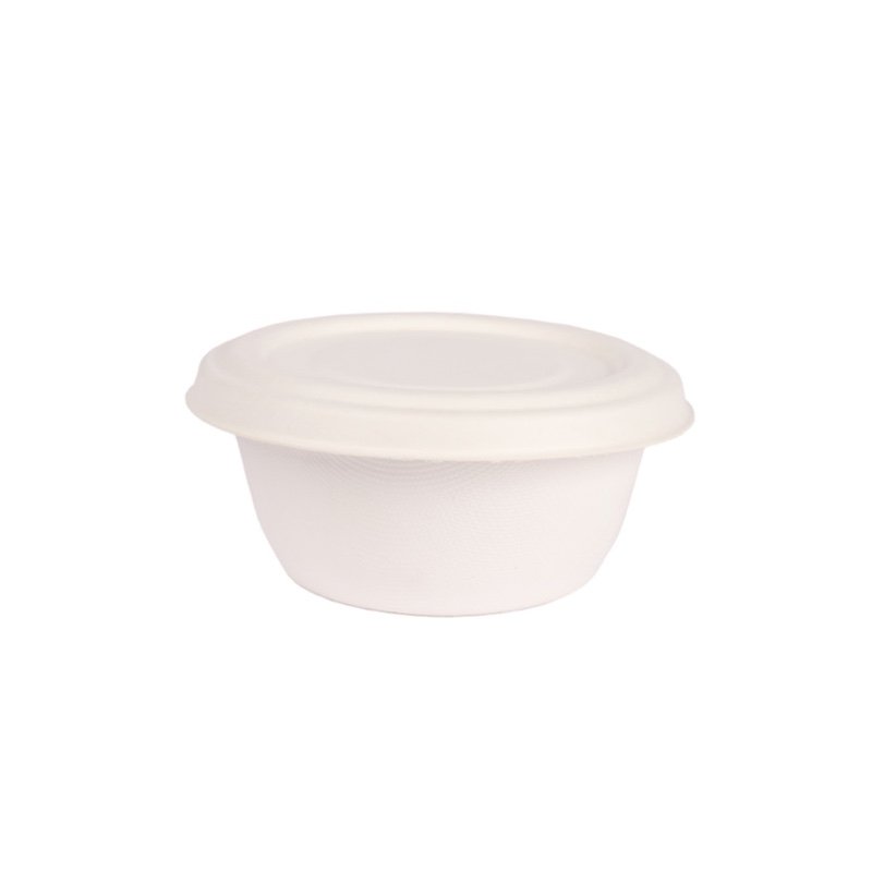 Compostable Sugarcane Bagasse Bowls 300ml 400ml | Disposable Eco Friendly Round Bowls - 图片 3