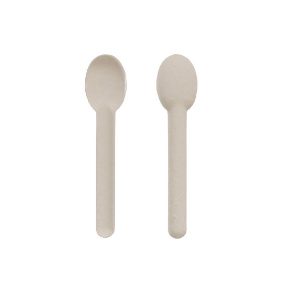 Sugarcane Bagasse Spoon | Biodegradable Compostable Eco-Friendly Disposable Cutlery - 图片 3