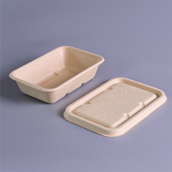 Sugarcane Bagasse Potato Box 650ml 850ml | Biodegradable Compostable Fries Takeaway Container - 图片 3